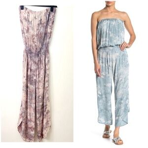 Purple tie dye jumpsuit
